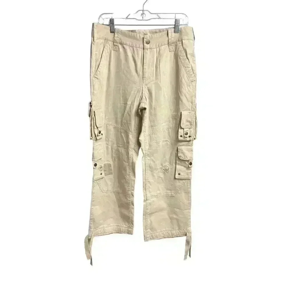 Lauren Jeans Company Ralph Lauren Khaki Women's Size 8 Paratrooper Cargo Pants